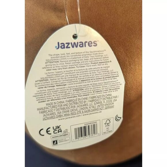 Squishmallows 16" Maldon The fruit cake brown and white Christmas 2024 NWT - Picture 5 of 6